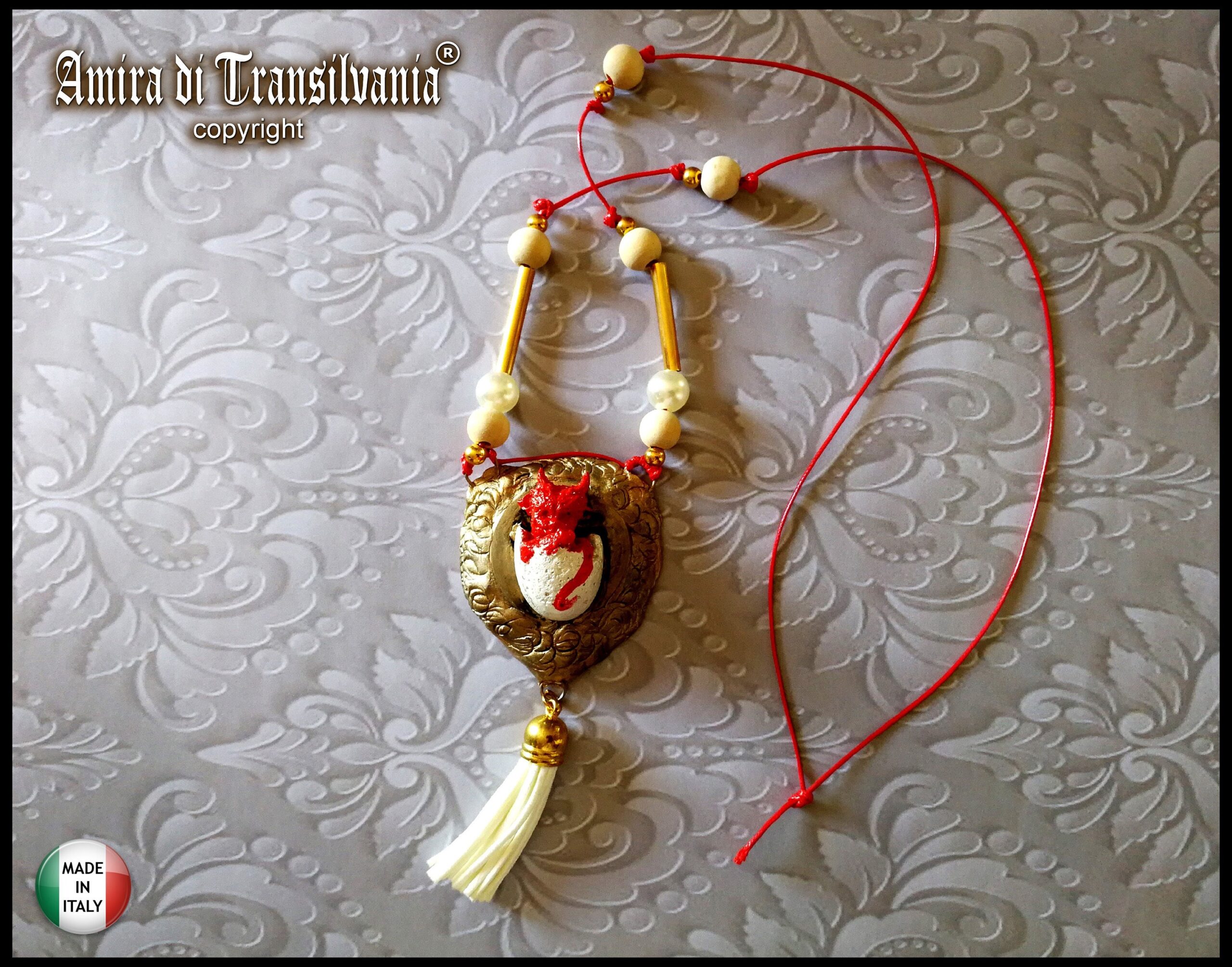 Pocket Dragon, Devil Egg Gothic Amulet, Satanic Symbol Talisman Pendant, Magic Esoteric Occult Jewelry
