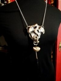 Dragon Crown Amulet, Medieval Celtic Shield, Triquetra Triskele Symbol, Gothic & Viking Symbols Antique Shieldmaiden