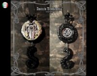 Necronomicon Seal Cthulhu Mythos, Lovercraft Occult Necklace Magic Talisman, Esoteric Sigil Protection Amulet Octopus