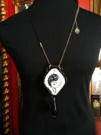Yin & Yang, Buddhist Tibetan Protective Magic Talisman, Dragon Ethnic Pentacle Prayer Amulet Yoga Symbol
