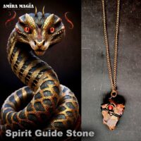 Uncut Gemstone Pendant, Enchanted Necklace Spirit Companion, Magic Portal Raw Stone Amulet, Vessel Spell Jewelry Talisman