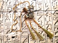 Ancien Egypt Amulet, Egyptian Talisman God & Goddess Pharaon Jewelry, Egyptology Hieroglyphics Papyrus Pyramid Sphinx