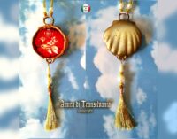 Sign of Pisces, Red Fish Astrological Talismans Spiritual Necklace, Zodiac Amulet Pendant, Witch Occult Jewelry