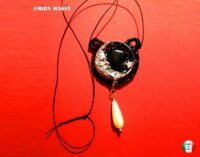 Witch Jewelry, Wicca Pagan Talisman Dove and Moon, Magic Pentacle Pendant, Gothic Jewel Amulet