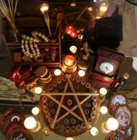 Magic Box, Witchcraft Starter Kit Witch Altar Ritual, Vintage Apothecary Cabinet, Chest of Drawers