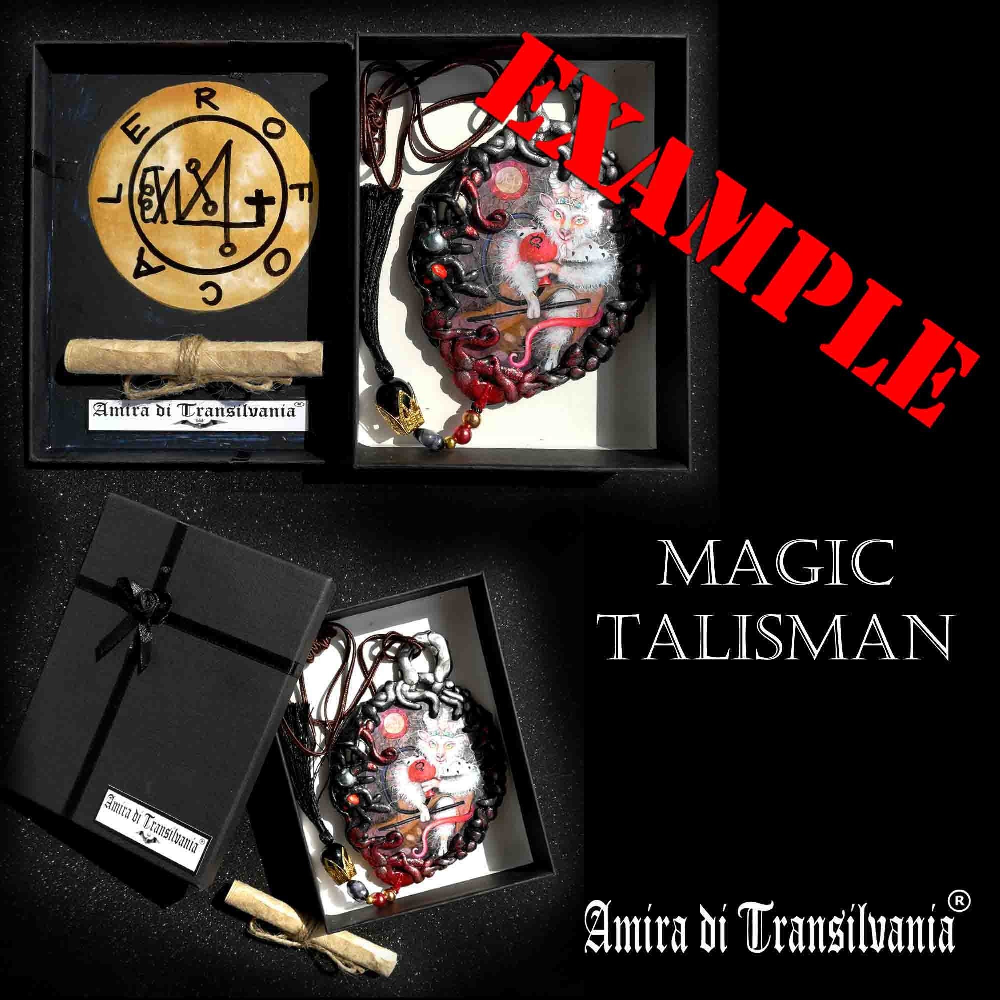 Focalor Demon, Protective Talisman Amulet Evil Eye, Magic Power Goth Jewel, Witchcraft Lemegeton Goetia Goat