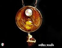 Scarab Beetle Amulet, Egyptian Goddess Horus Ancien Egypt Talisman, Pharaon Jewelry Egyptian Hieroglyphics Papyrus