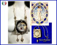 Sun and Moon, Magic Astrological Talismans Symbol Zodiac, Magical Power Universe Pendant, Jewelry Celestial Amulet Star