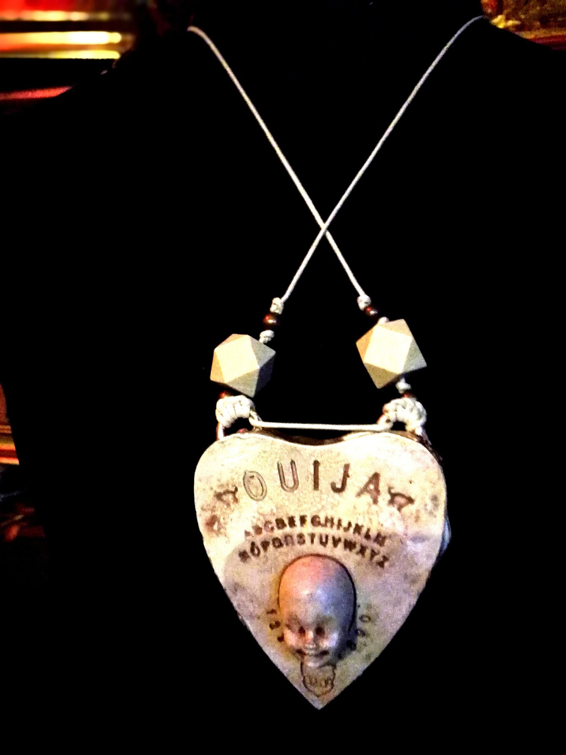 Ouija Board, Love Rose Talisman, Reading Psychic Amulet Magic Powers, Witchcraft Pendant Charm Witch Jewelry