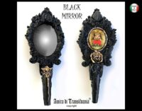 Magic Mirror, Baphomet Evil King, Satanic Occult Altar, Dark Magick Ritual, Goth Satan Satanist Symbol