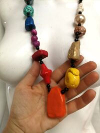 Chakra Necklace, Rainbow Energy Healing, Third Eye Open, Boho New Age Sacred Jewelry, 7 Chackra Cleansing Pendant Jewel