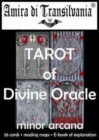 Tarot Cards Deck, Divinatory Oracle Cards, 56 Minor Arcana, Esoteric Reading Psychic, Cartomancy Magic Set Guide Book