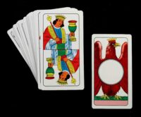 Antique Tarot Card, Oracle, Limited Edition, Italian Tarot, Piacenza, Play Card, Divination, Fortune Teller, Cartomancy