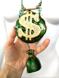 Dollar Symbol Necklace Talisman Pendant, Spell Money Wealth Attraction Amulet, Most Powerful Good Luck Ritual Get Rich