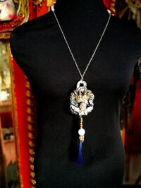 Angel and Demon, Protective Magic Talisman Evil Eye, Good Luck Protection Amulet, Spirit Guide, Celestial Guardian