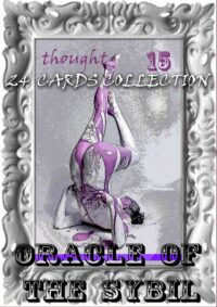 Tarot Card Deck, Sibyl Fortune Telling Cartomancy Divinatory Oracle, 24 Art Photo Naked Woman Nude Female Body Painting