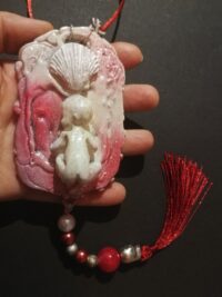 The Alchemist, Paracelsus Homunculus Amulet, Immortality Talisman Alchemy Symbols Shell & Skull Kid Hermetic Philosophy