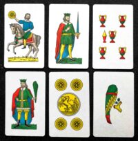 Antique Tarot Card, Oracle, Limited Edition, Italian Tarot, Sicily, Play Card, Divination, Fortune Teller, Cartomancy
