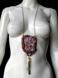 Buer Demon Protective Talisman Amulet, Magic Gothic Jewelry Witchcraft Lemegeton Goetia, Satanic Black Goat