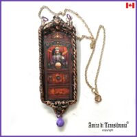 Psychic Reading, Fortune Teller Amulet Witch Jewelry, Tarot Oracle Cartomancy, Magic Talisman Sun & Moon