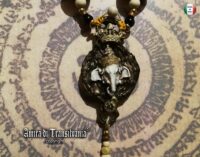 Hinduist Talisman, Lord Ganesh Elephant God, Hindu Ethnic Amulet Bhagavad Gita, Indian Magic Goddess