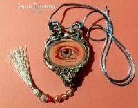 All Seeing Eye, Magic Talisman Success, Protective Amulet Esoteric Jewelry, Good Luck Attraction Wealth