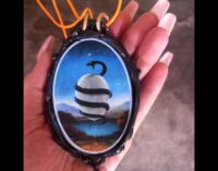 Egg Snake, Ouroboros Magic Amulet Charm Jewelry, Alchemy Occult Symbol Pendant, Witch Witchcraft Necklace Alchemist
