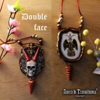 Satanic Talisman Sigil of Baphomet Magic Templar, Magick Devil Horn Necklace, Satanist Symbol Lucifer