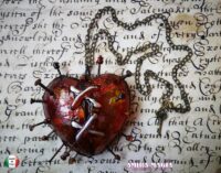 Voodoo Spell, Magic Talisman Witchcraft Pendant, Witch Jewelry Necklace Amulet, Once Upon a Broken Heart
