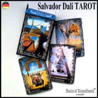 salvador dali tarot, art tarot cards deck, major arcana, collectible hand reading, oracle cartomancy, fortune play card