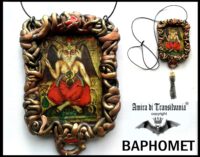 Sigil of Baphomet, Magic Talisman Dark Gothic Jewelry Satanic Necklace, Satanist Symbol Lucifer Pentagram