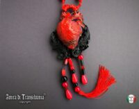 Love Talisman, Arrowed Burning Heart, Attraction Love Amulet, Protection Loveling Pendant