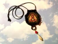 Alchemy Symbol, Talisman Witch Amulet Alchemist Witchcraft, Gothic Pendant Wicca Pentacle Ouroboros, All Seeing Eye Seal