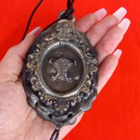 Dragon Snake, Kanji Chinese Dragon Jewelry, Japanese Deity Necklace, Ouroboros Alchemy Symbols Talisman Amulet