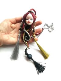 Lilith Goddess, Dark Magic Feminine Power, Mermaid Spirit Spell Amulet, Empowerment Ritual Talisman Pendant