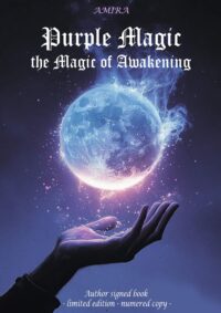 Purple Aura Magic Book, Forbidden Knowledge Grimoire, Practical Manual Energy Sacred Ritual, Spirituality Meditation Guide