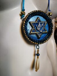 Kabbalistic Amulet - Abundance Prosperity & Wealth Talisman, Star of David Peace Dove Ultra Powerful Symbol