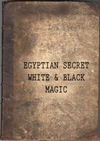 Antique Book, Egyptian Magic, Secret Societies, Occultism, Esoteric, Witchcraft, Grimoire, White Magic, Black Magick