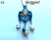 Guardian Angel, Cherubim Protection Amulet, Religious Sacred Jewelry Magic Talisman Archangel Cherub Holy Bible