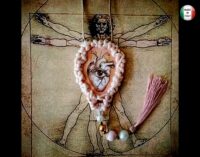 Love Attraction Amulet, Anatomical Heart Talisman, All Seeing Eye Magic Power Pendant Occult Protection