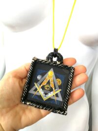Antique Book Freemasonry, Magic Esoteric Masonry Secret Societies Brotherhood, Masonic Lodge Square and Compass