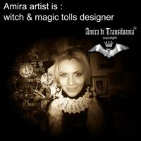 Magic Mirror, Snow White Dark Witch Evil Queen, Skeleton Occult Magic, Gothic Voodoo Doll