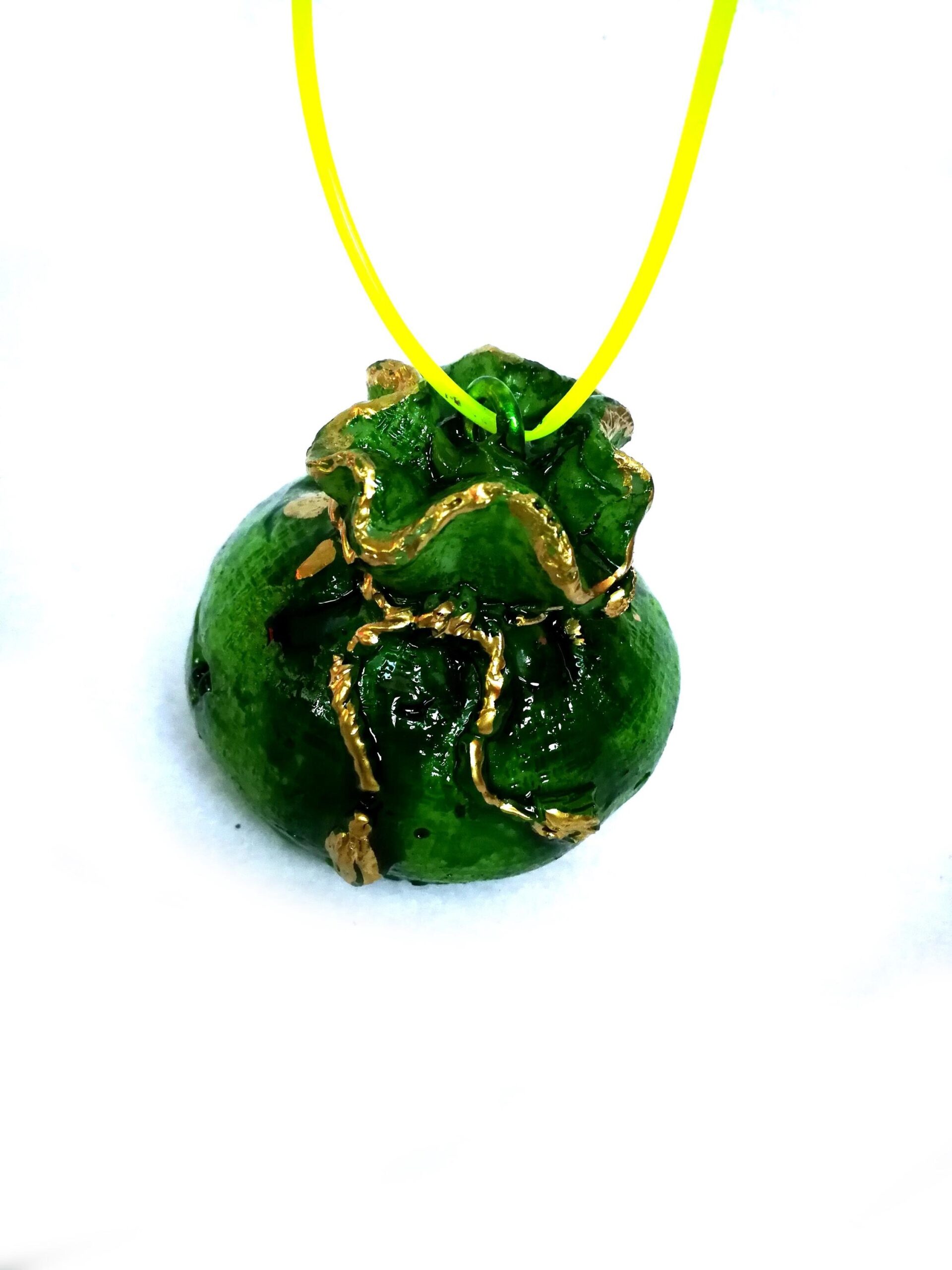 Dollar Symbol Pendant, Good Luck Amulet, Manifestation Money Wealth Attraction, Abundance Richness Talisman Jewelry