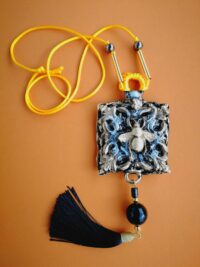 Protection Amulet Necklace, Bee Nest Wealth Talisman of Abundance & Prosperity Money Charm Attraction Richness