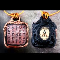 Sator Arepo Magic Talisman, Square Protection Symbol, Protective Amulet, Magick Secret Societies Occult Sigil Seal
