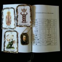 Count of Cagliostro, Tarot Cards Deck Alchemy Symbols, Spagyric Elements Oracle Grimoire Book