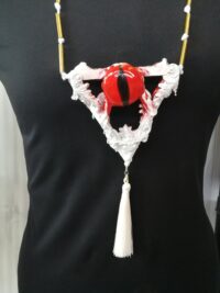 Illuminati Necklace - Magic Devil Eye Symbols, Protective Talisman Pendant Triangle, Protection Amulet Stone Charm