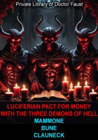 Forbidden Knowledge, Luciferian Clauneck Bune Mammon Lucifer, Magick Grimoire Money Mindset, Practical Magic Book