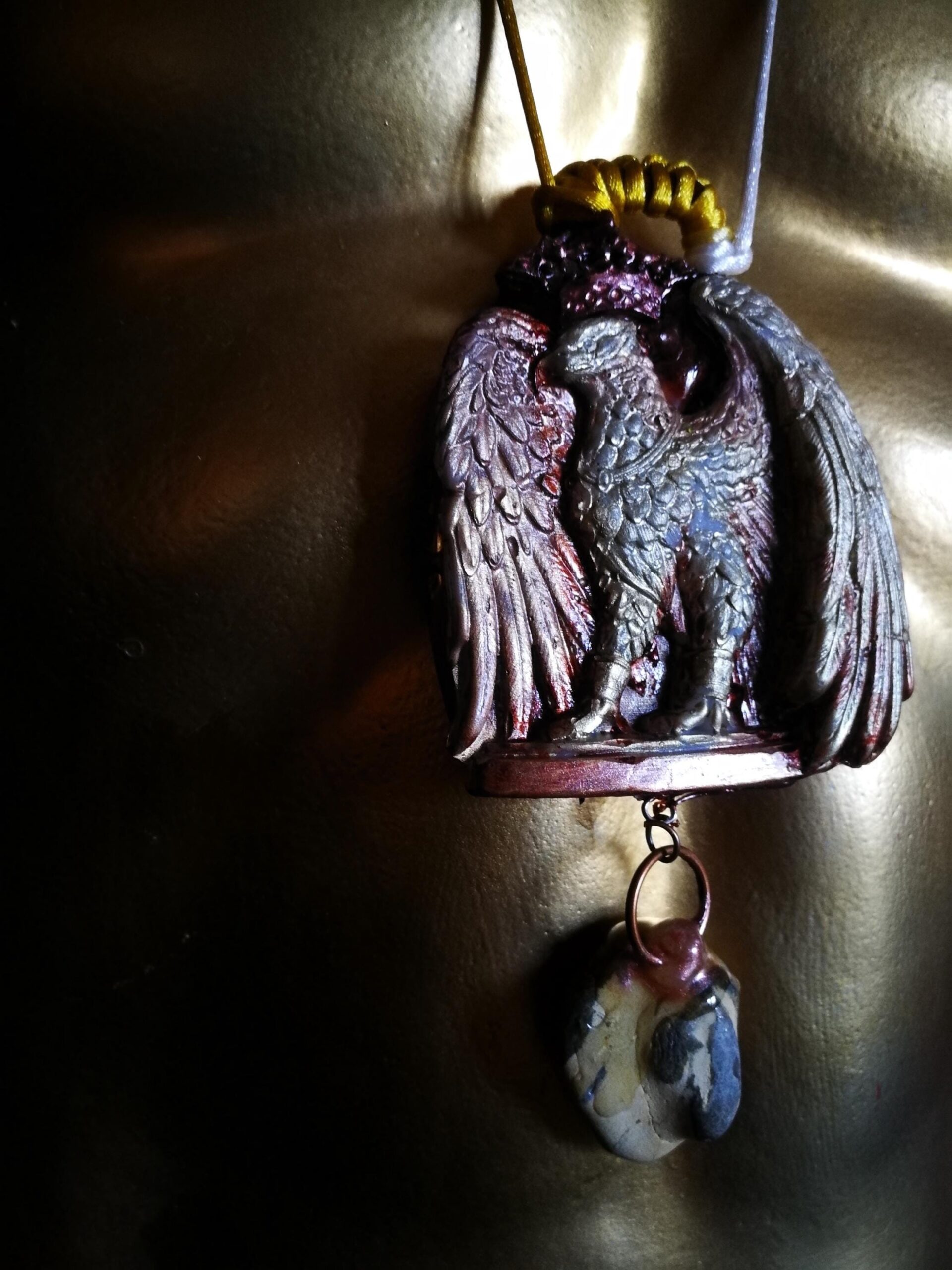 Haunted Pendant, Enchanted Celtic Druid Ancient Eagle Binding, Spirit Eternal Attraction, Anchored Soul Connection