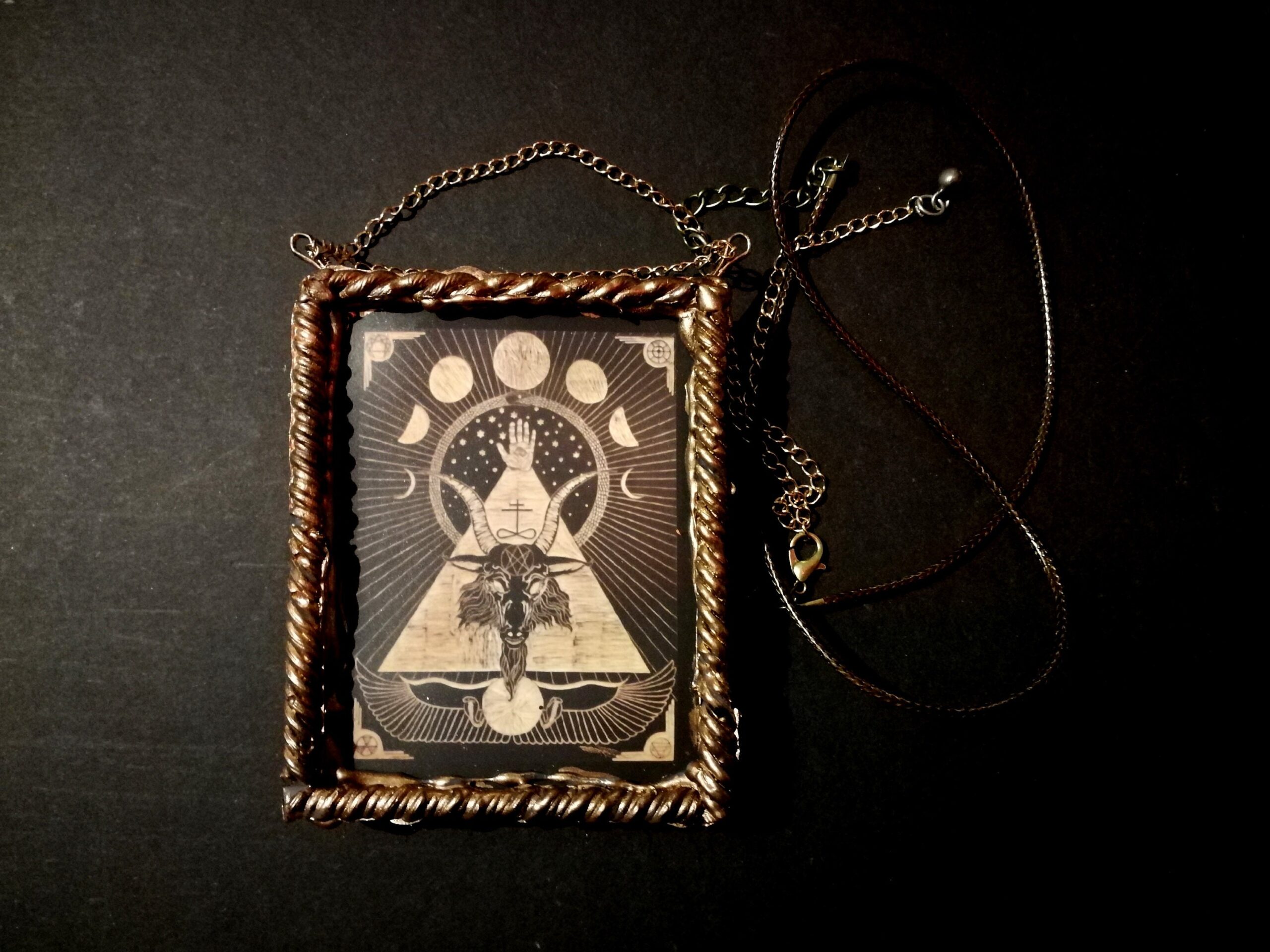 Luciferian Book, Esoteric Satanism Grimoire, Occult Satanist Lucifer Satan Forbidden Knowledge, Satanic Magick Antiquarian Collectible